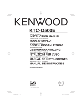 Kenwood KTC-D500E Manual do proprietário