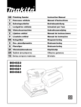 Makita Faust-Schwingschleifer BO 4553 Manual do usuário