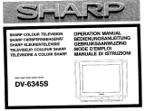 Sharp DV6345S Manual do proprietário