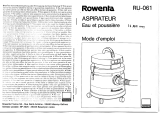 Rowenta RU 061 VORACE Manual do proprietário