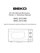 Beko MWC 2010 MW Manual do proprietário