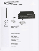 RCS VLA-120C, 240C Manual do proprietário