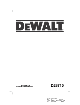 DeWalt D28715 T 1 Manual do proprietário