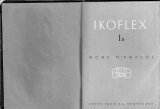 Zeiss Ikoflex Ia Manual do proprietário