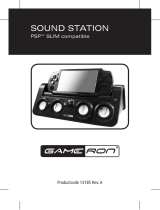 GAMERON SOUND STATION FOR PSP SLIM Manual do proprietário
