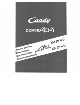 Candy ALISE AB 28 WD Manual do proprietário