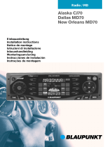 Blaupunkt New Orleans MD70 Manual do proprietário