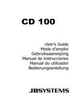 JB systems CD 100 Manual do proprietário
