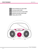 Metronic RADIO CD-MP3 Manual do proprietário