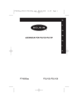 Belkin ADAPTATEUR PDA USB #F5U109EA Manual do proprietário