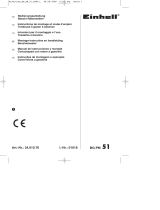 EINHELL BG-PM 51 Manual do proprietário