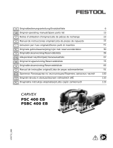 Festool Carvex PSC 400 EB Manual do proprietário