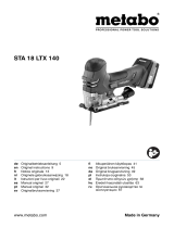 Metabo STA 18 LTX Manual do proprietário