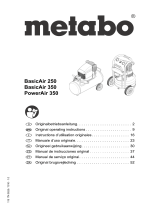 Metabo PowerAir 350 Manual do proprietário