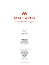 Maclaren Techno XT Manual do proprietário