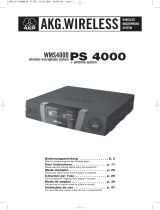 AKG PS 4000 Manual do proprietário