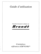 Groupe Brandt KMB6346 Manual do proprietário