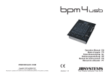 JBSYSTEMS LIGHT BPM4usb Manual do proprietário