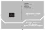 Thrustmaster FERRARI WIRELESS F430 COCKPIT Manual do proprietário