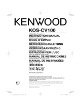 Kenwood KOS-CV100 Manual do proprietário