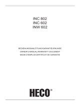 Heco INC 802 Manual do proprietário