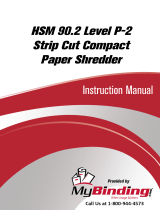MyBinding HSM 90.2 Level 2 Strip Cut Manual do usuário
