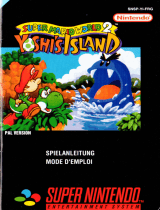 GAMES NINTENDO SUPER NES SUPER MARIO WORLD 2-YOSHI S ISLAND Manual do proprietário