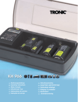 TRONIC KH 966 UNIVERSAL BATTERY CHARGER Manual do proprietário