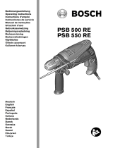 Bosch PSB 500 RE Manual do proprietário