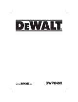 DeWalt DWP849X Manual do proprietário