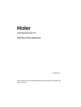 Haier LE40B8000TF Manual do usuário
