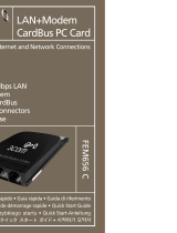 3com 3C3FEM656C - Megahertz 10/100 LAN+56K Global Modem Guia rápido