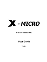 X-Micro XMP3-R512F Manual do usuário