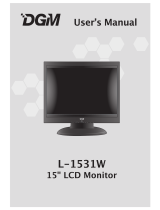 DGM L-1531W Manual do usuário