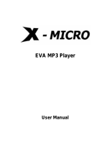 X-Micro XMP3L Manual do usuário