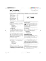 Blaupunkt IC 104 Manual do proprietário