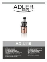 Adler Europe AD 4119 Manual do usuário
