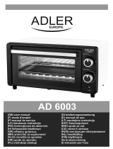 Adler AD 6003 Instruções de operação