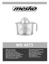 Mesko MS 4073 Instruções de operação