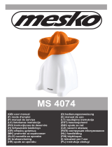Mesko MS 4074 Instruções de operação