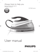 Philips GC7641/30 PERFECTCARE PURE Manual do proprietário