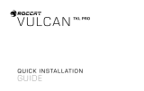 ROCCAT Vulcan TKL Pro Guia de instalação rápida