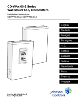 Johnson Controls CD-WA -00-2 Series Installation Instructions Manual
