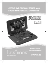 Lexibook DVDP1SP-02 Spiderman Manual do usuário