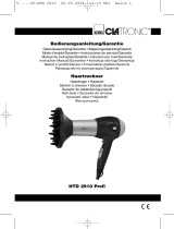 Clatronic HTD 2910 Manual do proprietário