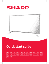 Sharp UHD 4K 49BJ2E Smart Wifi HDR Manual do proprietário