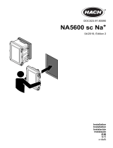 Hach NA5600 sc Na+ Guia de instalação