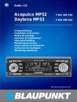 Blaupunkt Acapulco MP52 Manual do proprietário