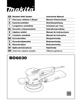 Makita BO6030 Manual do proprietário
