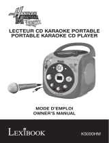 Lexibook Hannah Montana K5000HM Manual do usuário